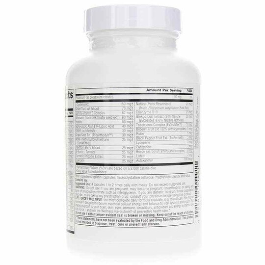 Life Force Multiple No Iron Capsules, SNN